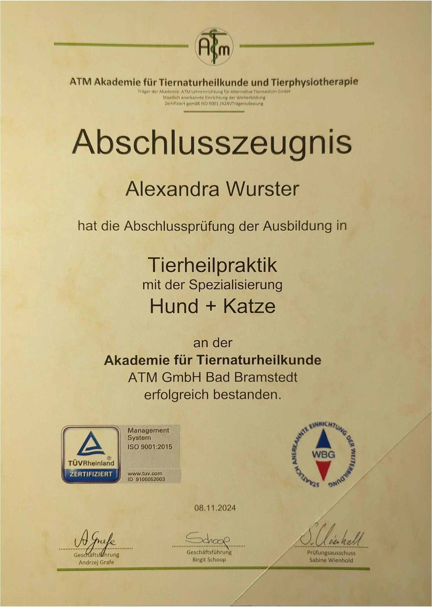 Aus- und Weiterbildungen