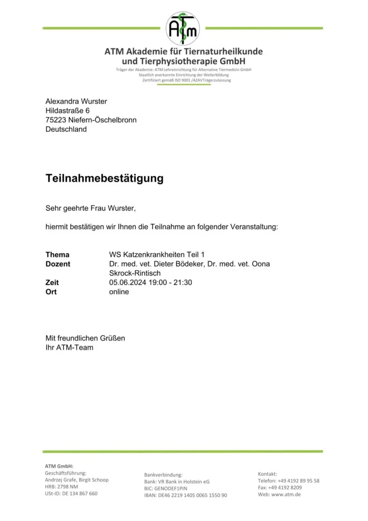 Aus- und Weiterbildungen